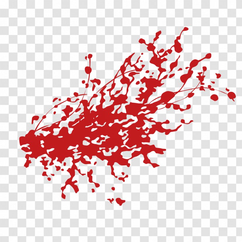 Red Blood Snow Icon - Symbol Transparent PNG