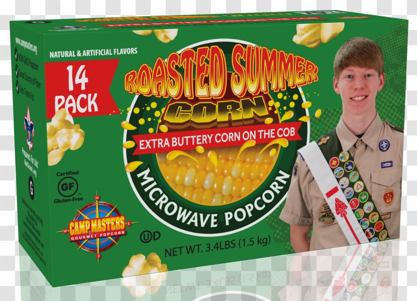 Microwave Popcorn Kettle Corn On The Cob Boy Scouts Of America - Scouting - Roasted Transparent PNG