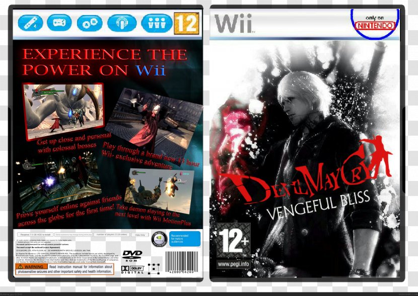 DmC: Devil May Cry Wii 3: Dante's Awakening 4 Transparent PNG