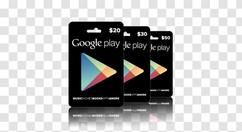 Gift Card Google Play Credit Mobile App - Convenience Store Transparent PNG