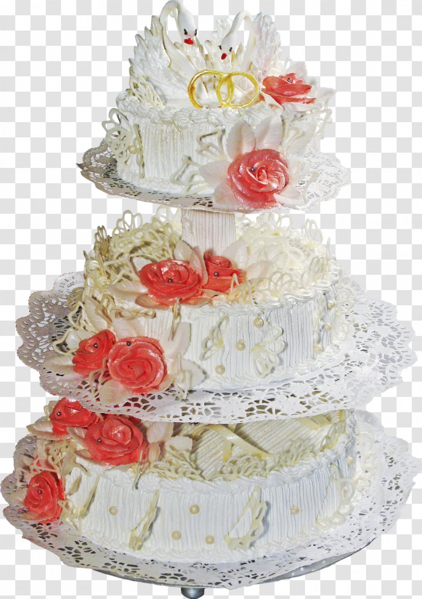 Wedding Cake Torte Pie Transparent PNG
