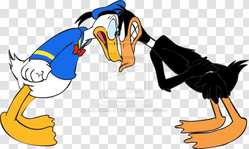 Daffy Duck Donald Cartoon Drawing Clip Art - Angry Transparent PNG