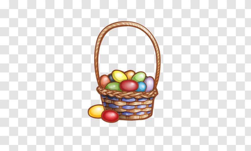 Easter Bunny Red Egg - Basket - Eggs Transparent PNG