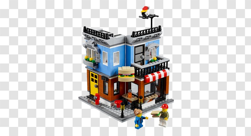 LEGO 31050 Creator Corner Deli Amazon.com Educational Toys - Construction Set - Roof Terrace Staircase Transparent PNG