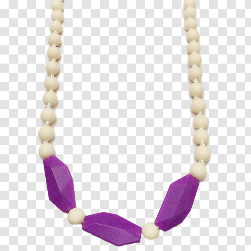 Pearl Necklace Bead Purple - Jewellery Transparent PNG