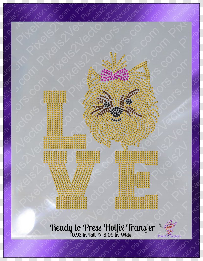 Cross-stitch Paper Needlework Pattern Textile - Animal - Love Transfer Transparent PNG