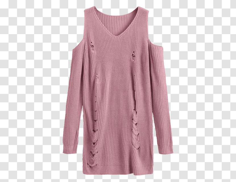 Sleeve Shoulder Sweater Dress Jumper - Day - Pull Goods Transparent PNG