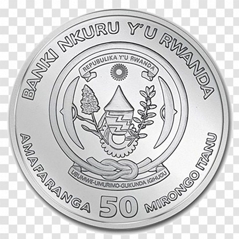 Rwanda Silver Coin Bullion Transparent PNG