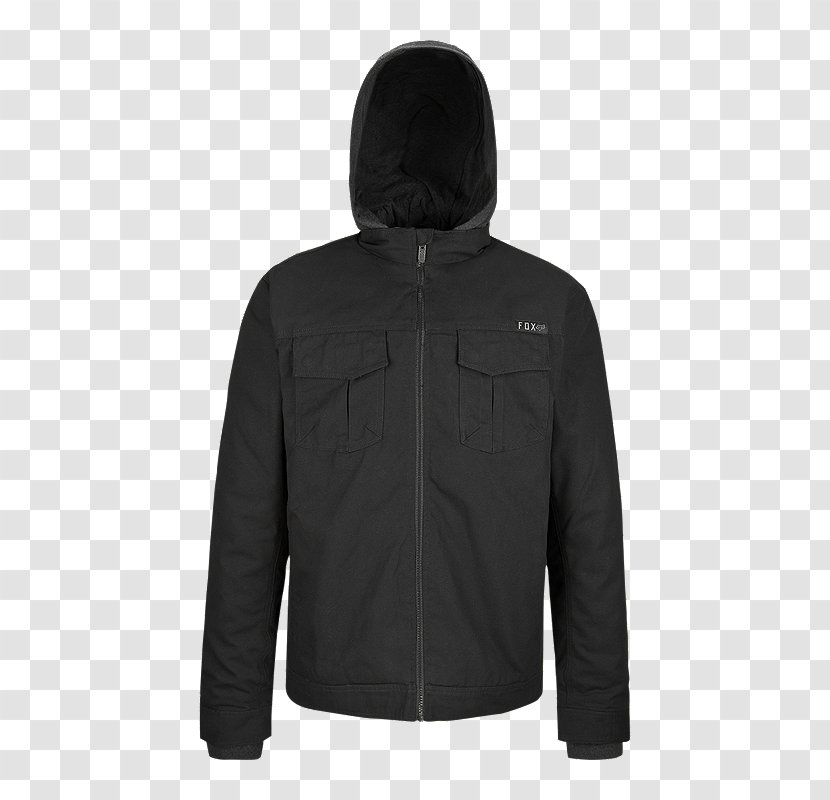 Hoodie Jacket Coat Windbreaker Gore-Tex - Black - Man Coloring Transparent PNG