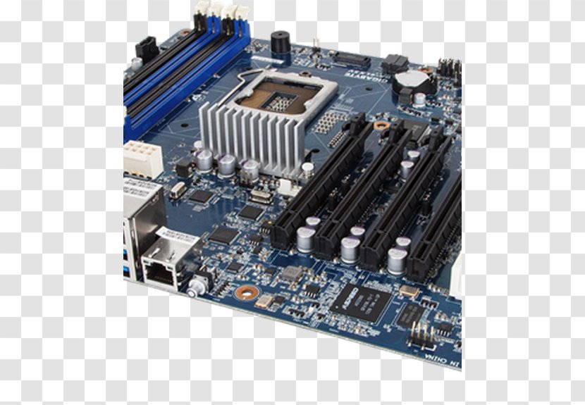 Motherboard Graphics Cards & Video Adapters Gigabyte Technology Printed Circuit Board Chipset - Electronic Engineering - Computer Transparent PNG