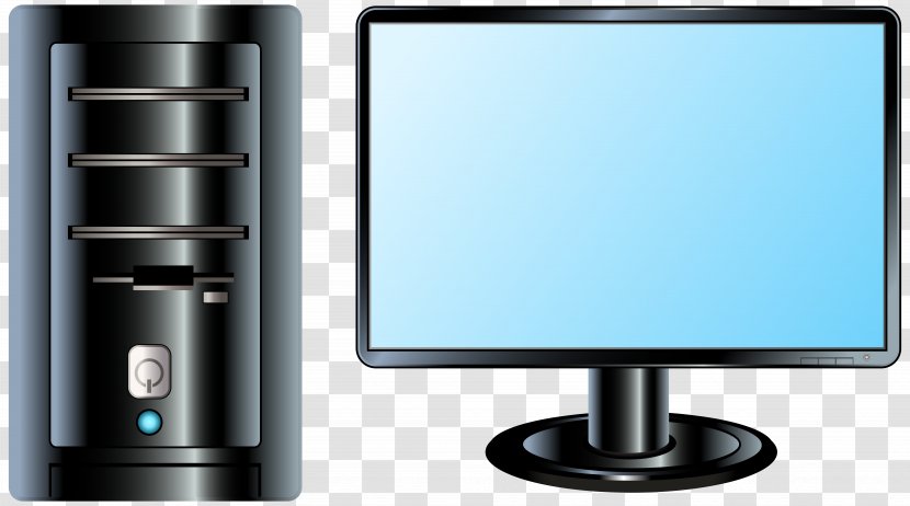 Laptop Computer Monitors Personal Clip Art - Electronic Device - Desktop Pc Transparent PNG