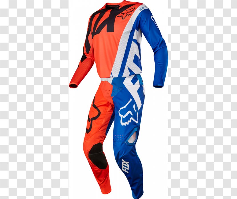 Fox Racing T-shirt Pants Jersey Clothing - Motocross Transparent PNG