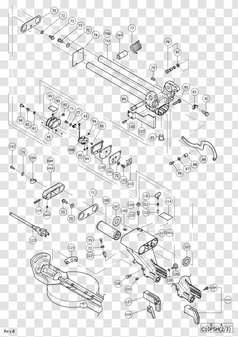 Miter Saw Hitachi Tool Vise Joint - Tree - Blow Transparent PNG