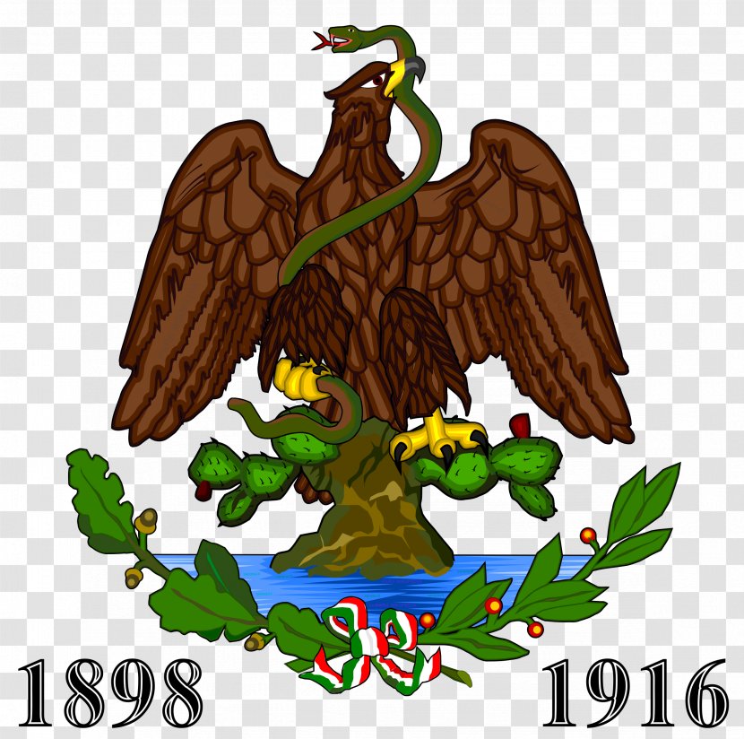 Eagle Coat Of Arms Mexico Flag National - Fauna Transparent PNG