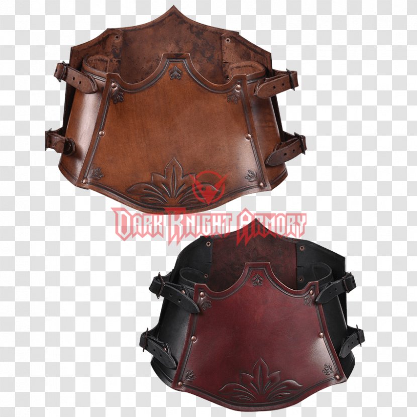 Brown Metal Leather - Corset Transparent PNG