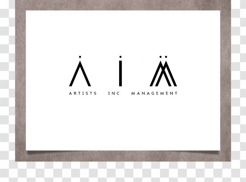 Paper Brand Logo Angle Font - Picture Frames Transparent PNG