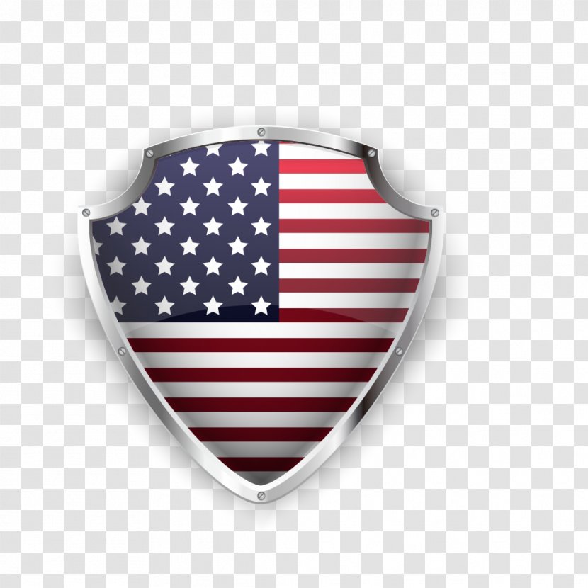 United States Euclidean Vector Icon - Shutterstock - American Flag Shield Material Transparent PNG