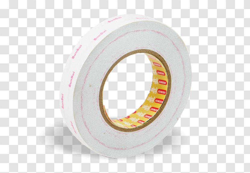 Adhesive Tape Paper Gaffer Pressure-sensitive Masking - Doublesided - Two Strips Transparent PNG