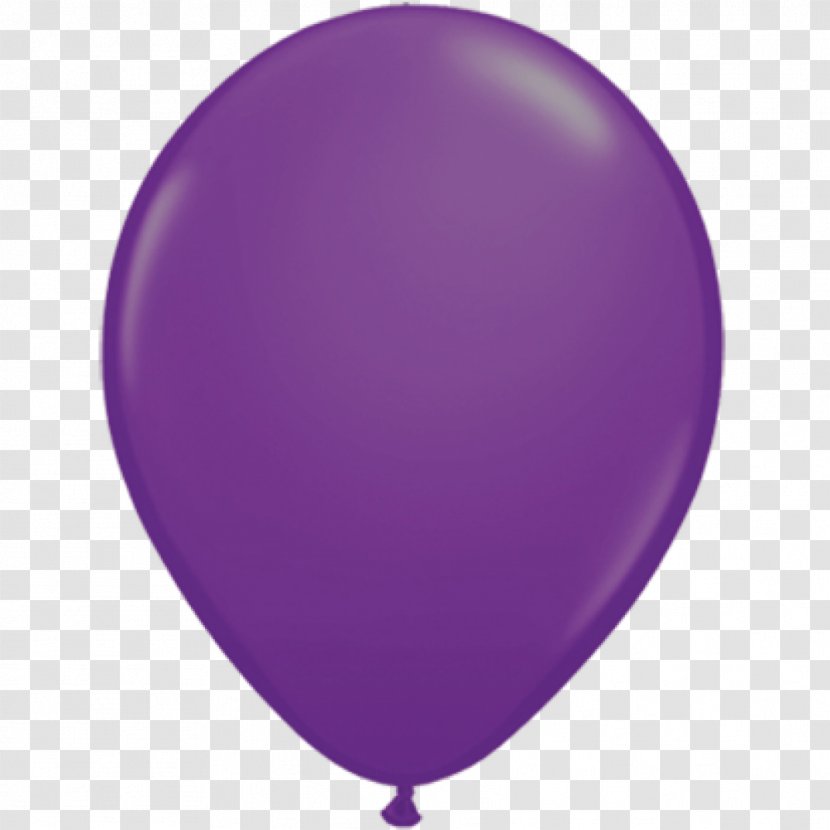 Toy Balloon Violet Latex Party - Purple Transparent PNG