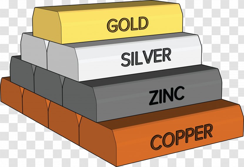 Ingot Copper Silver Metal Gold - Ingots Transparent PNG