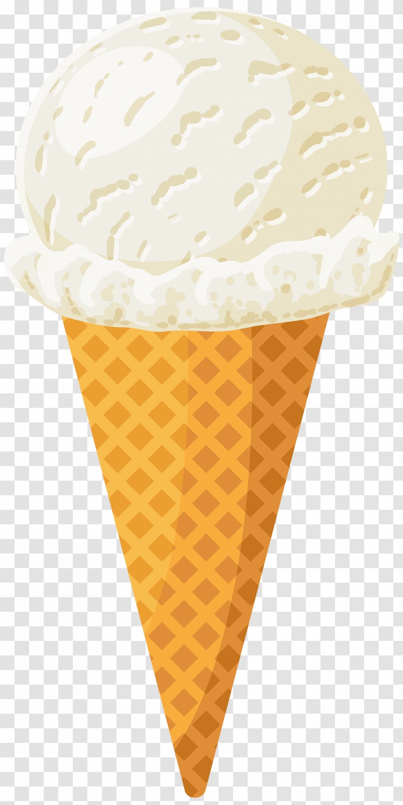 Ice Cream Cone Flavor - Dessert - Clip Art Image Transparent PNG