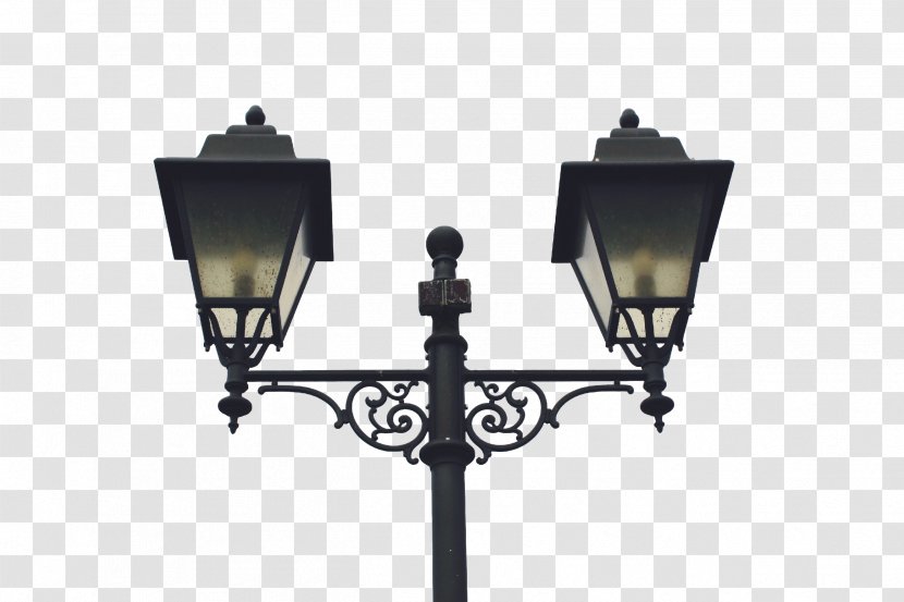 Silhouette Clip Art - Lamp - Street Light Transparent PNG