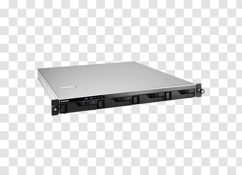 Network Storage Systems ASUSTOR Inc. Data Hard Drives AS6204R NAS - Host Power Supply Transparent PNG