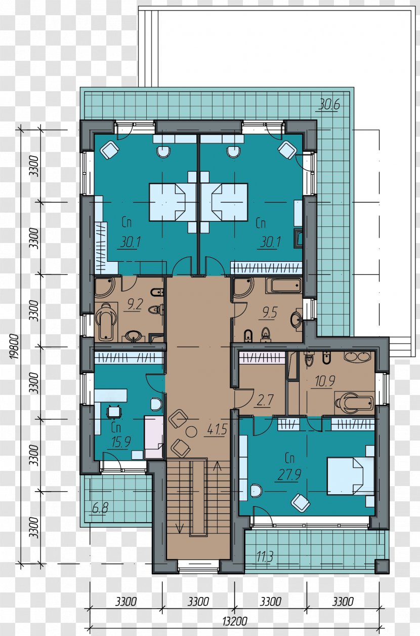 Facade Building Floor Plan Schematic Engineering - Area Transparent PNG