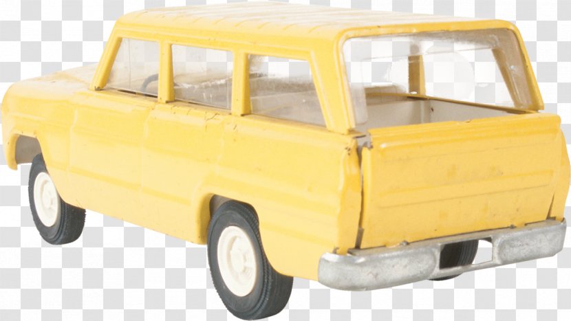 Compact Car Family Model Scale - Yellow Transparent PNG
