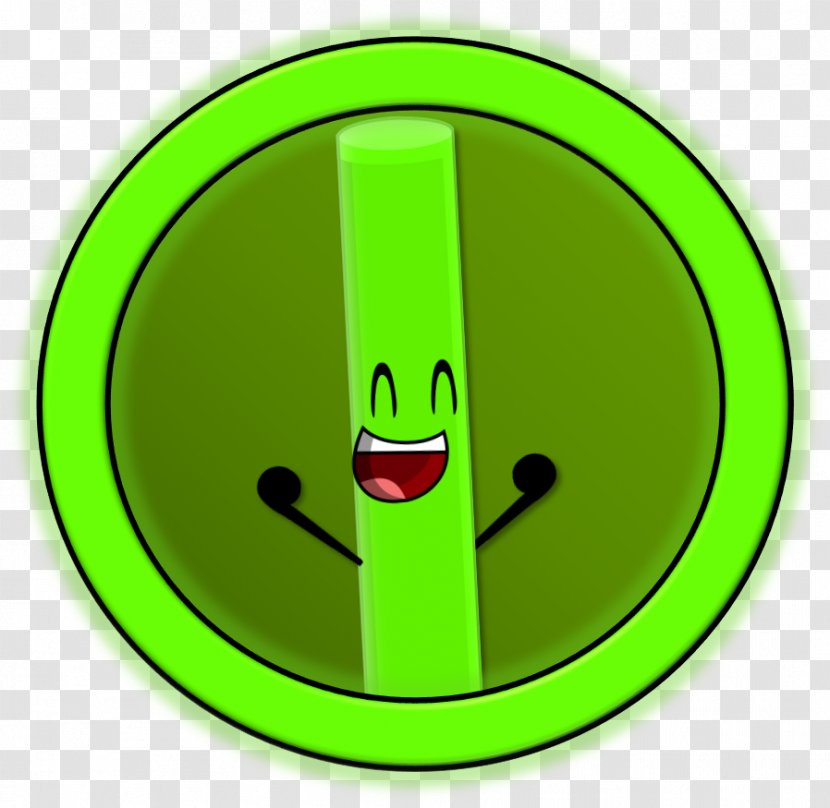 Glow Stick Character Animation - Smile - Planet Cartoon Transparent PNG