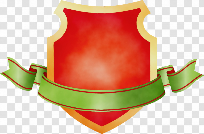 Red Shield Green Emblem Symbol Transparent PNG