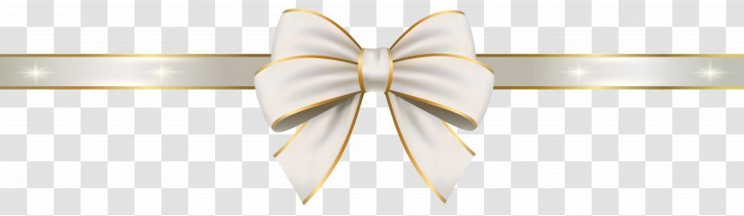 Yellow Ribbon - Symmetry - Elegant Bow Clipart Image Transparent PNG