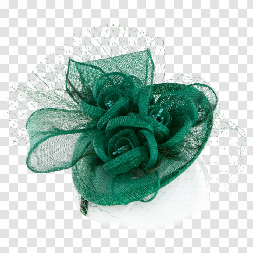 Fascinator Flower Headband Hat Barrette - Aqua - Derby tree Transparent PNG