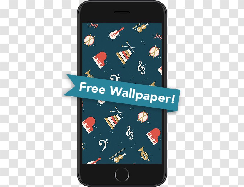 Feature Phone Smartphone Desktop Wallpaper Handheld Devices Computer - Cellular Network - Christmas Iphone Transparent PNG