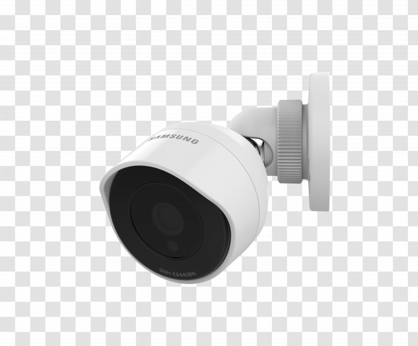 Samsung SNH-V6410PNW Smartcam Indoor Wifi 1080p White Video Cameras Hanwha Aerospace Techwin SmartCam SNH-P6410BN - Camera Transparent PNG