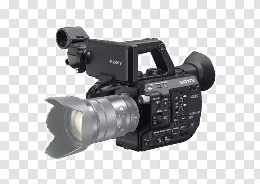 Super 35 Sony XDCAM PXW-FS5 Video Cameras - Lens - Camera Transparent PNG
