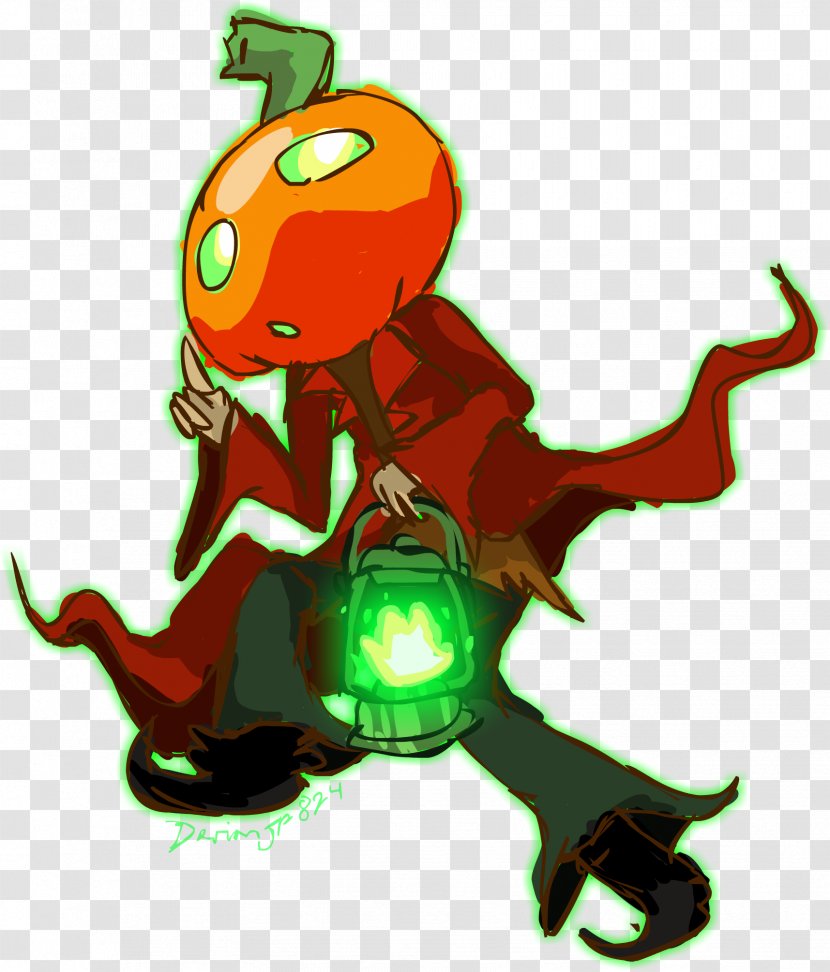 Plants Vs. Zombies 2: It's About Time Heroes Jack-o'-lantern - Watercolor - Lantern Transparent PNG