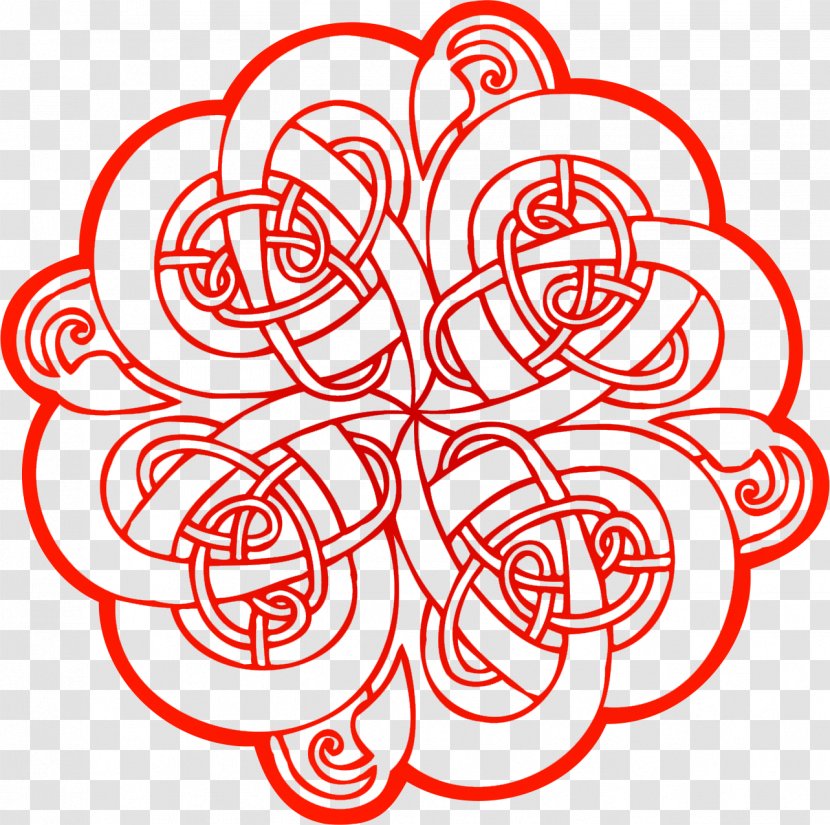 Celtic Knot Celts Art Triquetra - Black And White - Ornament Transparent PNG