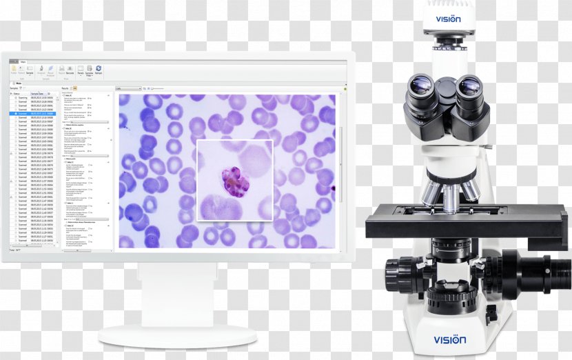 Microscope Quartan Malaria Technology Transparent PNG
