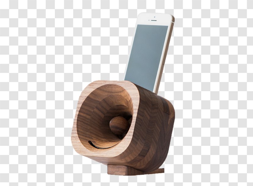 IPhone 5s Amplifier Loudspeaker Smartphone Wood - Heart - Wooden Speaker Transparent PNG