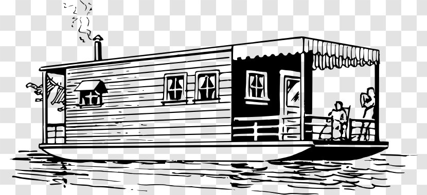 Houseboat Kerala Clip Art - Boat Transparent PNG