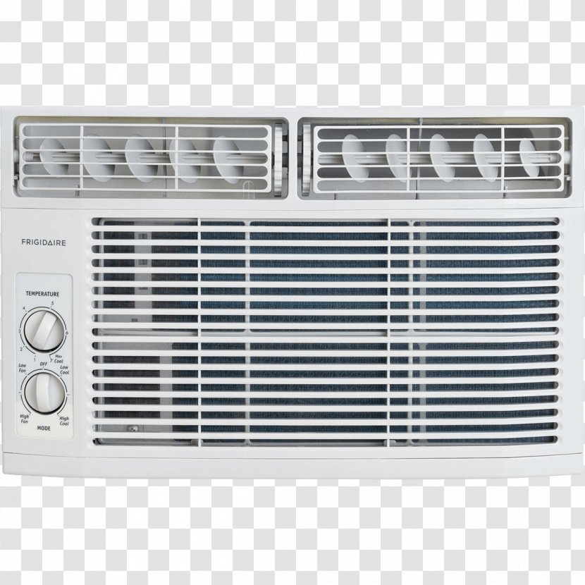 Air Conditioning Frigidaire Window British Thermal Unit Home Appliance - Seasonal Energy Efficiency Ratio - Conditioner Transparent PNG