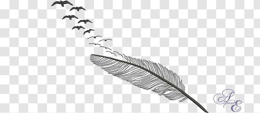 Feather Bird Goose Archaeopteryx Flight - Tree - Rubber Stamps Transparent PNG
