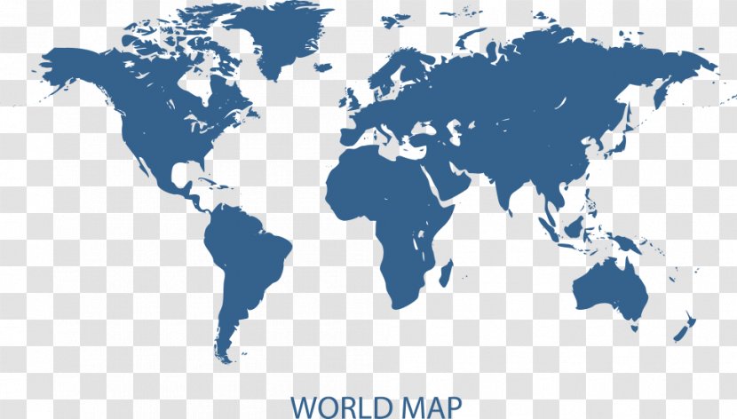 Earth World Map Globe - Vector Blue Transparent PNG