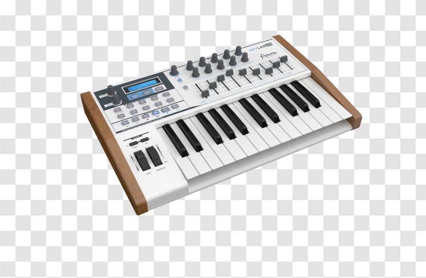 Arturia MIDI Keyboard Controllers Sound Synthesizers - Silhouette - Musical Instruments Transparent PNG