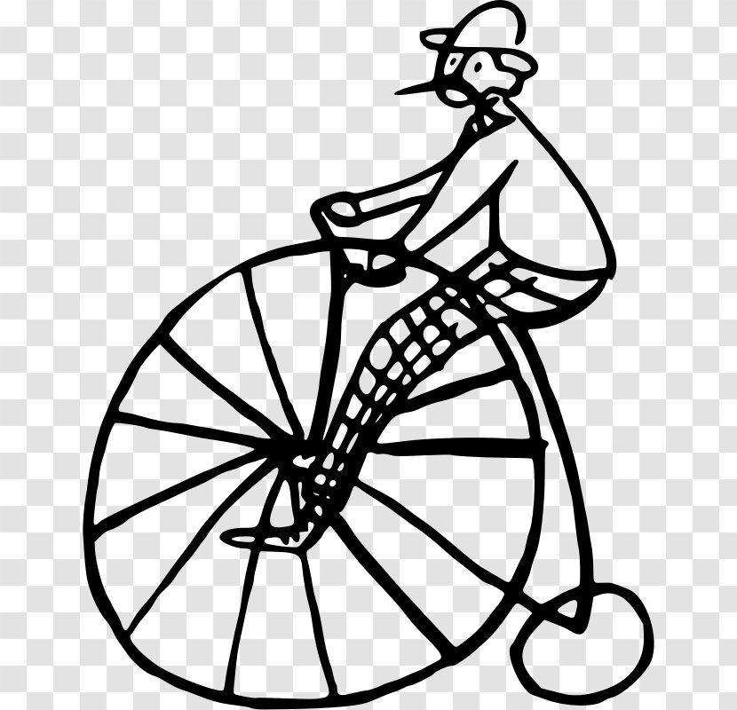 Bicycle Wheels Penny-farthing Clip Art - Accessory Transparent PNG