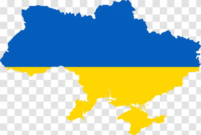 Flag Of Ukraine Ukrainian Soviet Socialist Republic Free Territory West People's - Iraq Transparent PNG