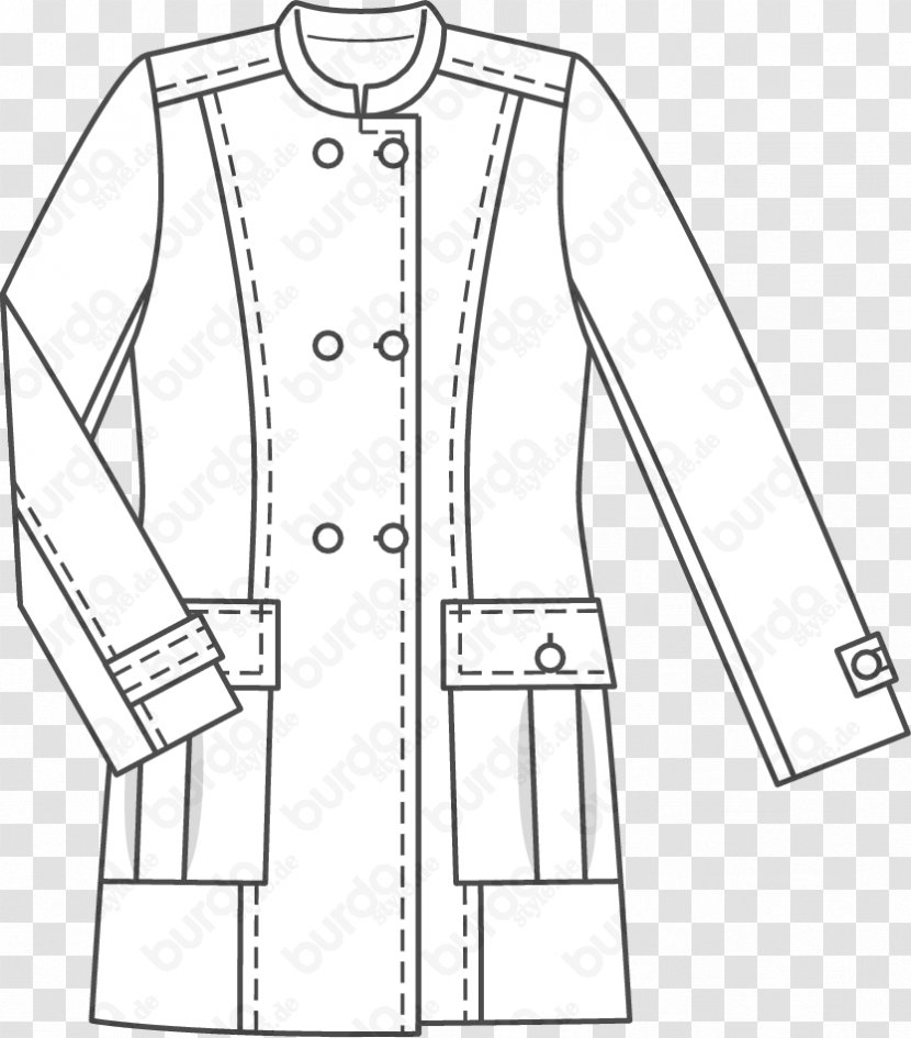 Jacket Burda Style Sewing Magazine Pattern - Formal Wear Transparent PNG