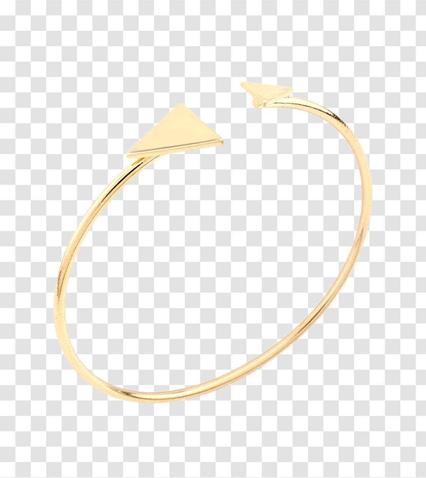 Bangle Earring Body Jewellery - Classic Golden Triangle Tour Transparent PNG