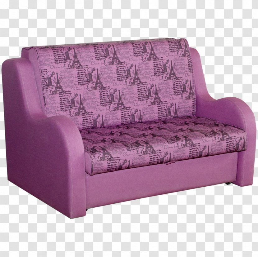 Divan Couch Futon Sofa Bed - Purple - CDZ Transparent PNG